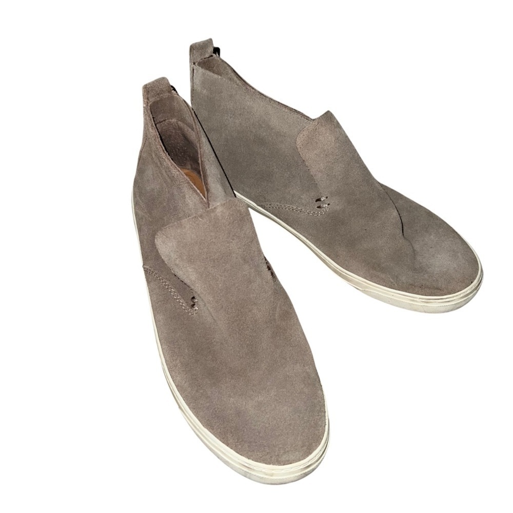 Dolce Vita Women’s Sneaker Booties Shoes Gray Mid Top Slip Ons Size 11